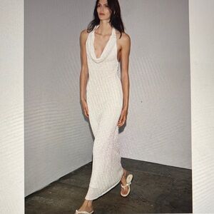 Zara Rustic Scarf Maxi Dress